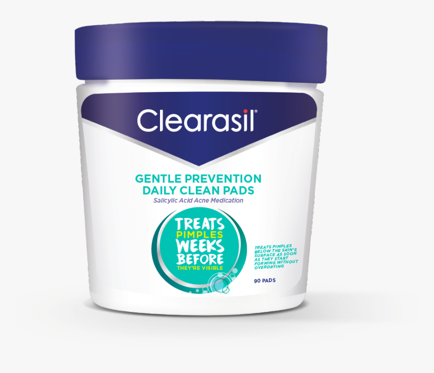 Clearasil Gentle Prevention Daily Cleansing Acne Face - Clearasil Gentle Prevention Daily Clean Pads, HD Png Download, Free Download