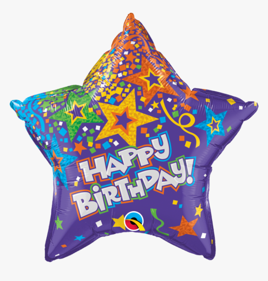 Happy Birthday Star Balloon - Birthday, HD Png Download, Free Download