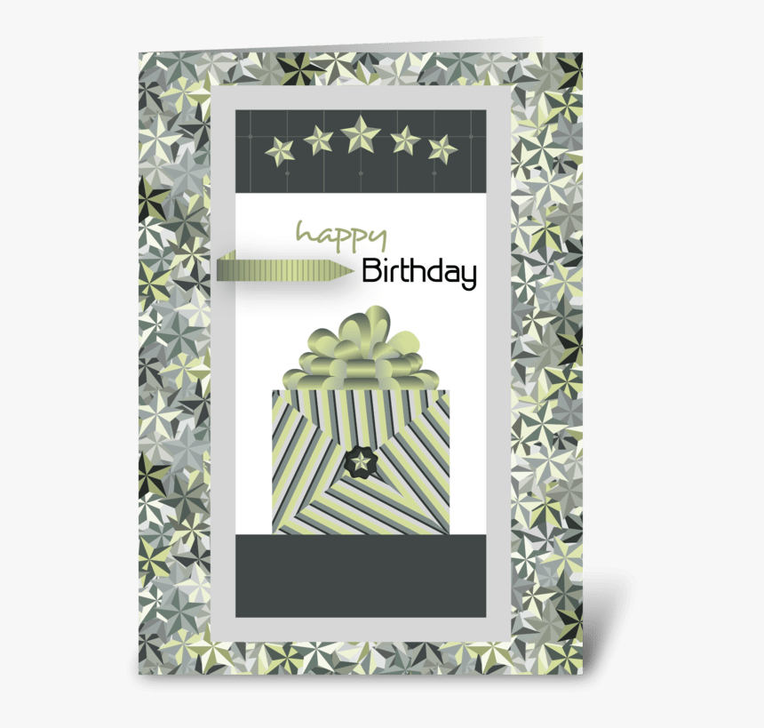 Five Star Birthday Greeting Card - Graphic Design, HD Png Download, Free Download