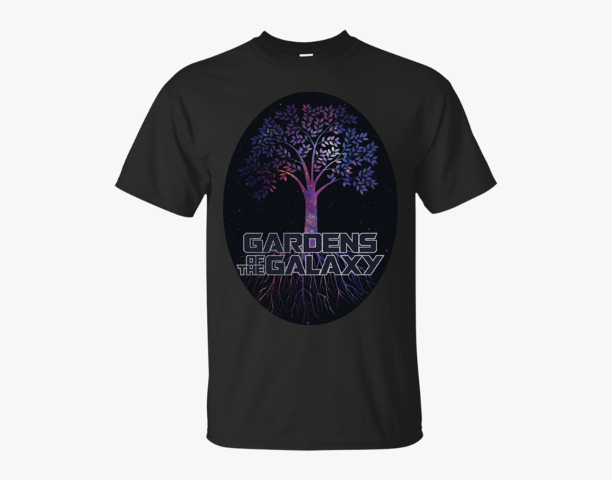 Gardens Of The Galaxy Space Universe Tree Garden Galaxy - Flamingo Christmas Shirt, HD Png Download, Free Download