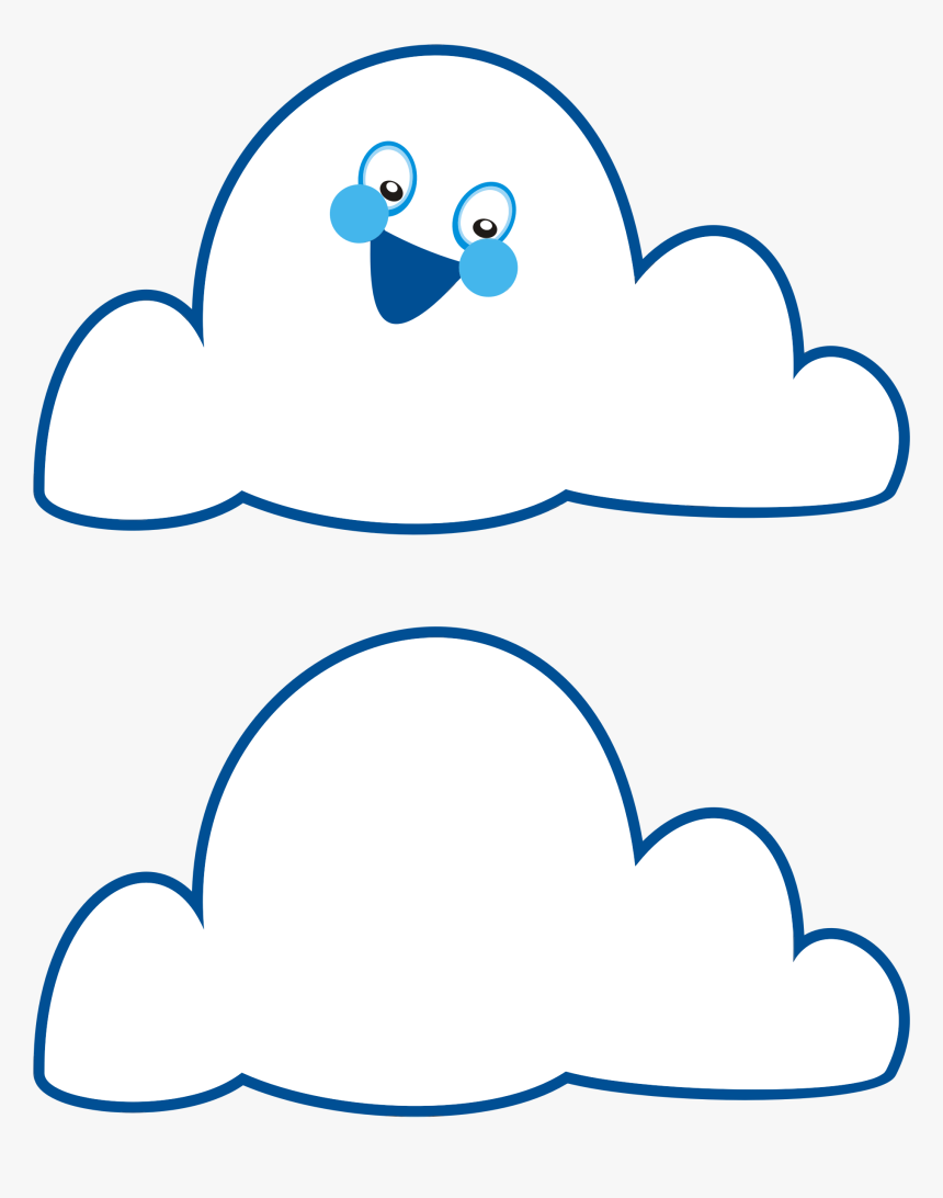 Anthropomorphic Cloud Clip Arts - Nori De Colorat, HD Png Download, Free Download