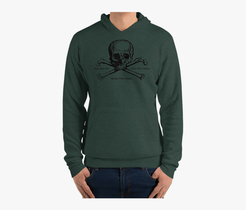 Mens Hoodie Forest Green Manmade Bonesmen Apparel Clothing, HD Png Download, Free Download