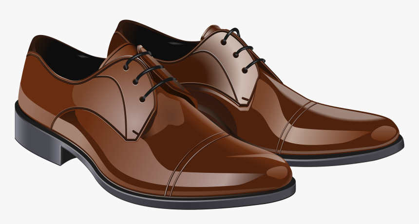 Brown Men Shoes Png Clipart - Clipart Shoes Png, Transparent Png, Free Download