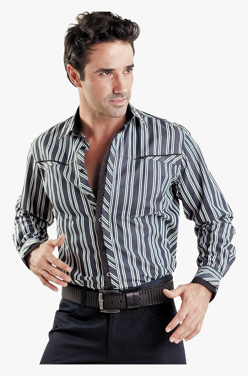 Black Long Stylish Dress Shirt Png Image - Mens Wear Hd Png, Transparent Png, Free Download