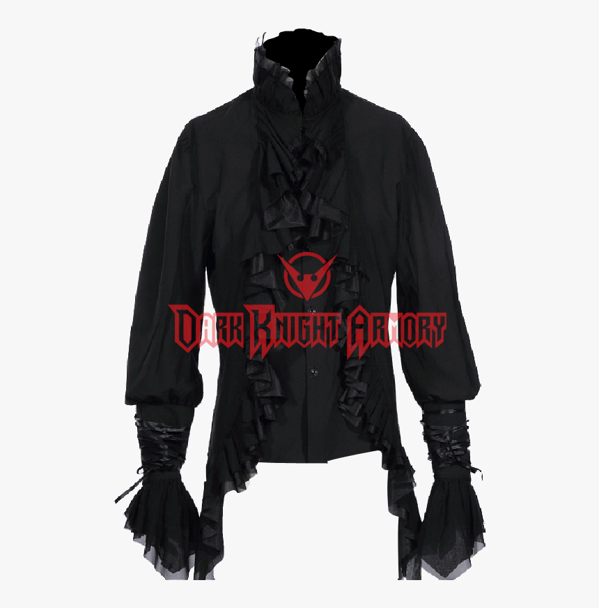 Gothic Mens Ruffle Dress Shirt - Hood, HD Png Download, Free Download