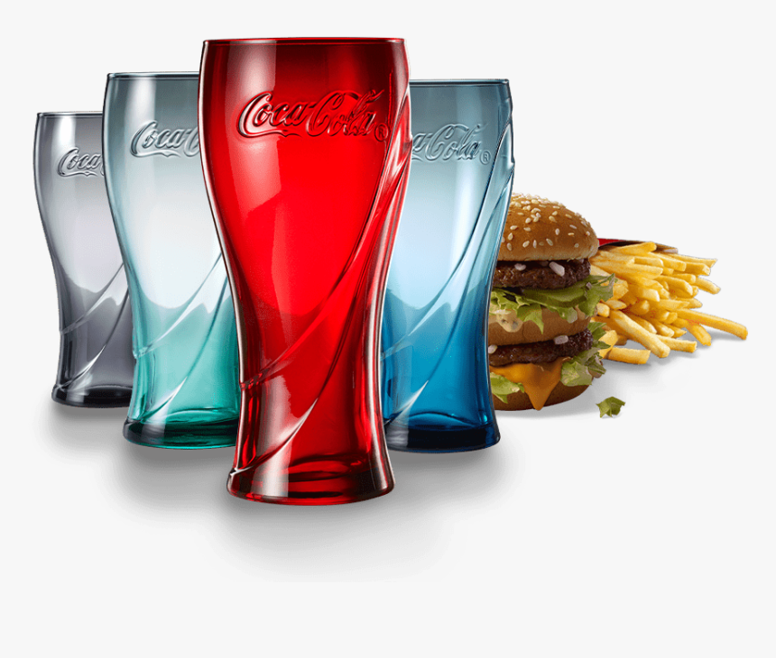 Transparent Red Glasses Png - Mcdonalds Coca Cola Glasses, Png Download, Free Download