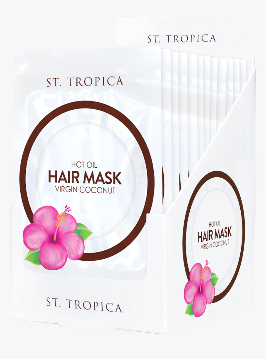 Tropica Coconut Oil Hair Mask 12-pack - Heated Coconut Oil Mask Pack, HD Png Download, Free Download