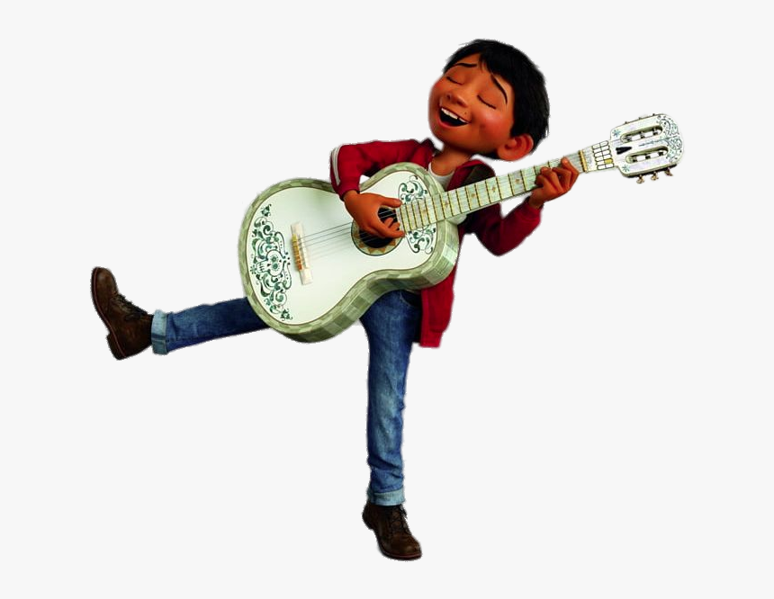 Miguel De Rivera Playing On Guitar - Coco Miguel Playing Guitar, HD Png Download, Free Download