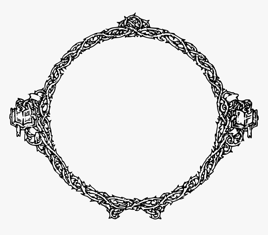 Cloud Frame Png - Frame Of Thorns Png, Transparent Png, Free Download