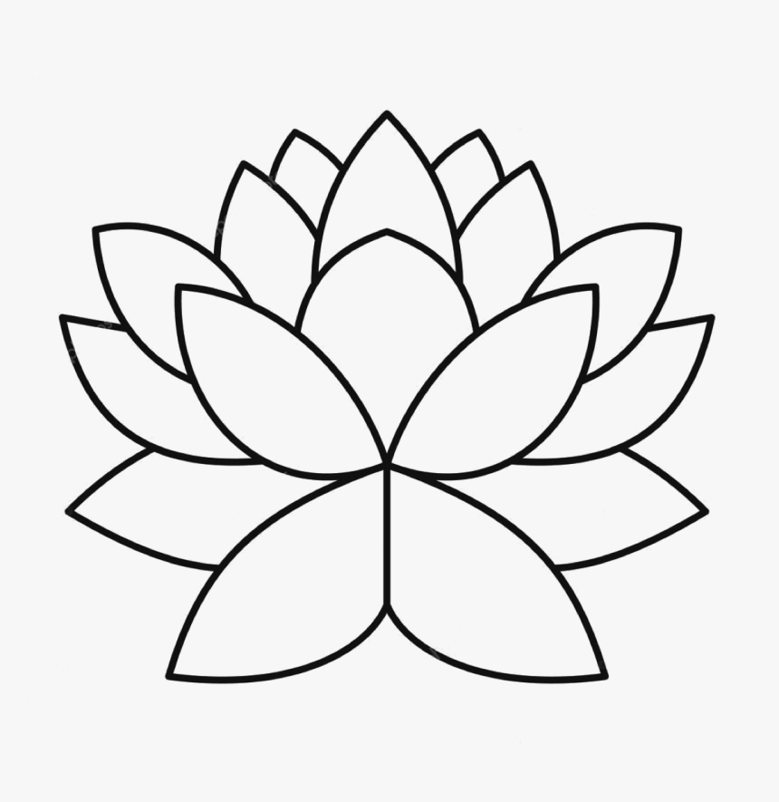 Yvonne Van Den Heuvel - Simple Coloring Pages Flowers, HD Png Download, Free Download