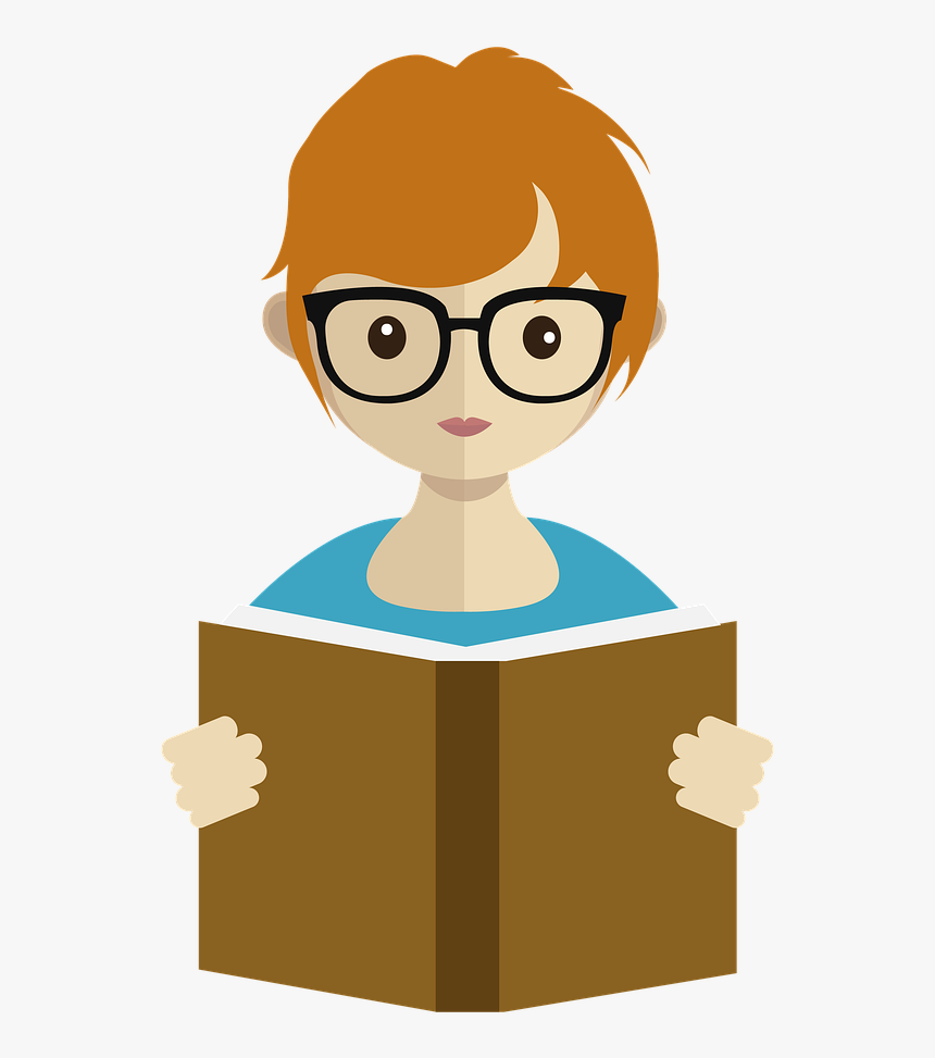 Female Teacher Reading A Book - Studying Png Transparent Background, Png Download, Free Download