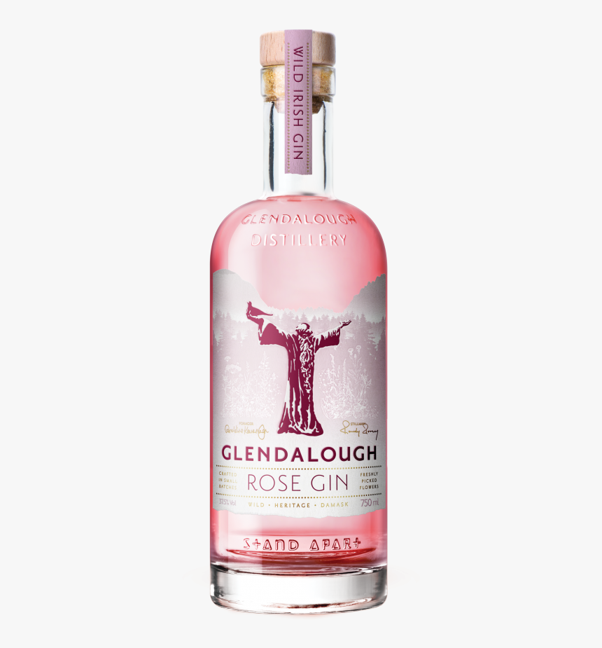 Glendalough Rose Gin - Glendalough Irish Rose Gin, HD Png Download, Free Download