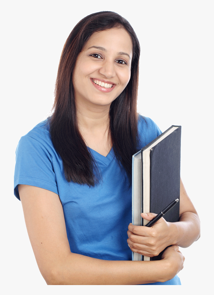 Indian Student With Books Png, Transparent Png, Free Download