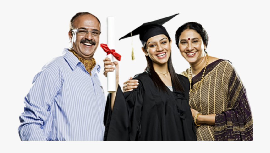 Indian Students With Parents, HD Png Download, Free Download