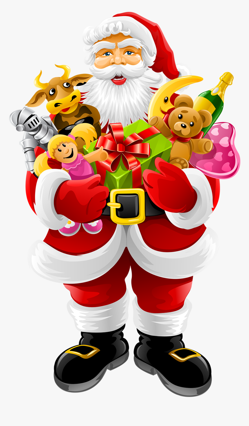 Santa Claus Png - Santa Merry Christmas Png, Transparent Png, Free Download