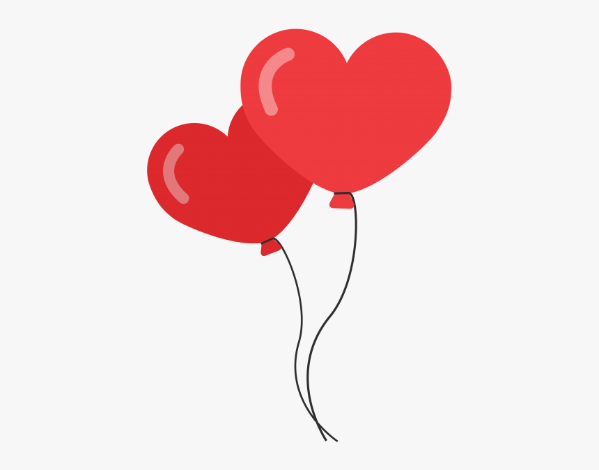 Heart Balloons Vector Png, Transparent Png, Free Download