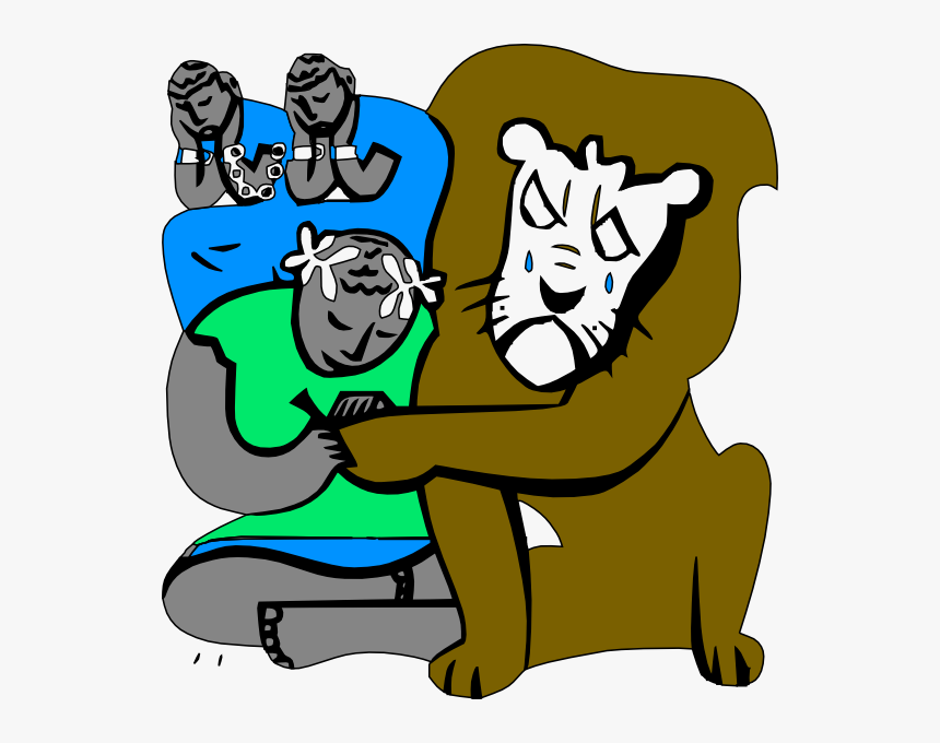 Androcles And The Lion Svg Clip Arts - Lion And Androcles Story, HD Png Download, Free Download