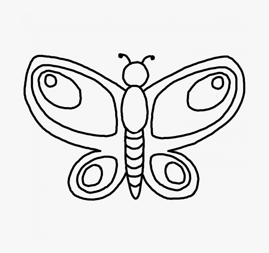 New Butterfly To Color Cool Ideas Unknown Resolutions - Colour By Numbers In French, HD Png Download, Free Download