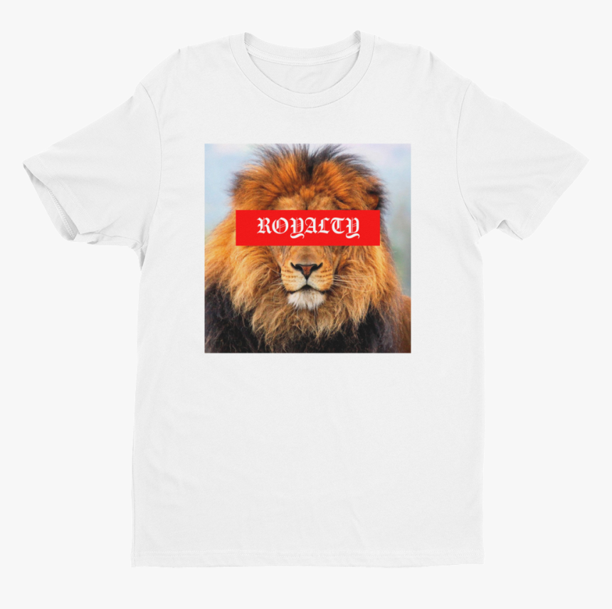 Lion With Royalty Bar Tee, HD Png Download, Free Download