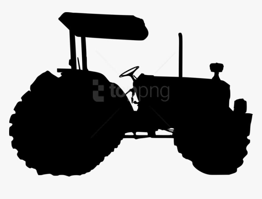 Tractor Png Images - Tractor Silhouette Png, Transparent Png, Free Download