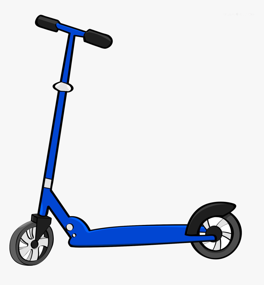 Scooter Wheel Cliparts - Scooter Clipart, HD Png Download, Free Download