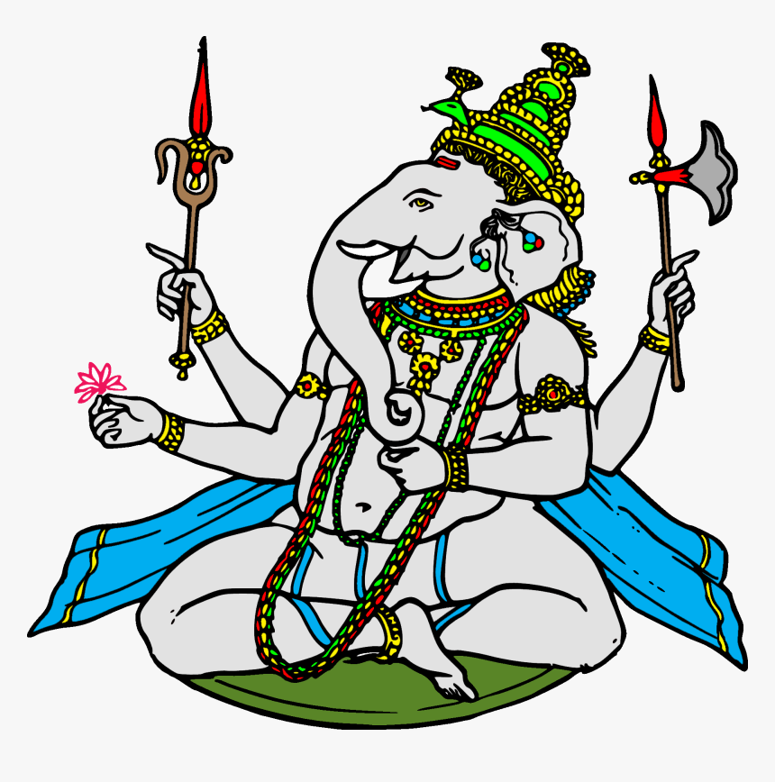 Shri Ganesh Ji Picture And Wallpaper Shree Krishna - Ganesh Clipart Png, Transparent Png, Free Download