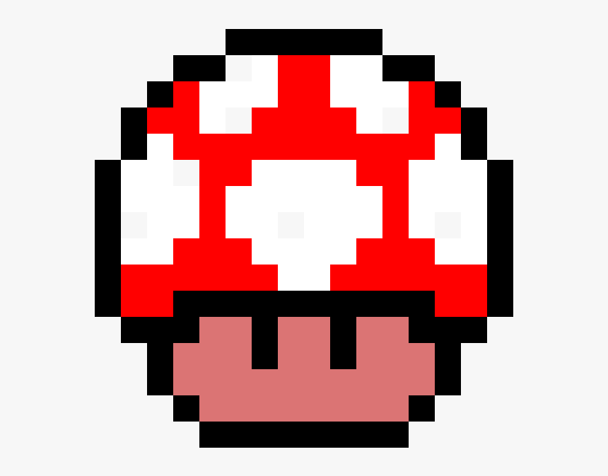 Power Up Mario Gif , Png Download - Pixel Mario Mushroom, Transparent Png, Free Download