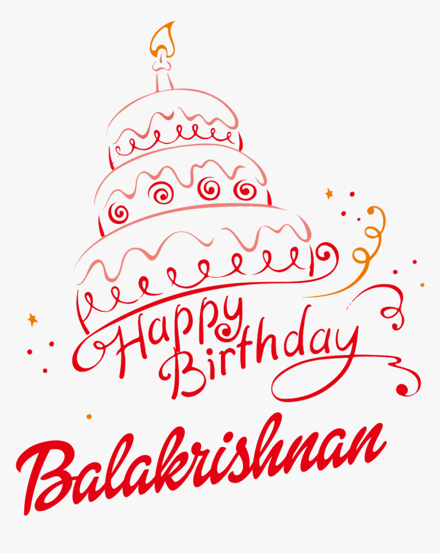 Balakrishnan Happy Birthday Vector Cake Name Png - Happy Birthday Mark Henry, Transparent Png, Free Download