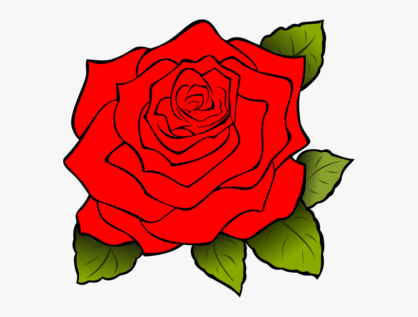 Blue Rose Clip Art, HD Png Download, Free Download