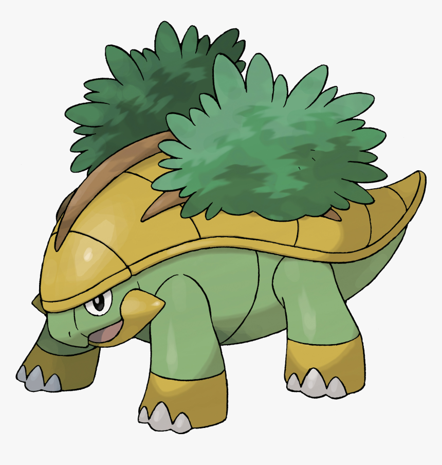 Lot Less Like A Turtle Or Tortoise And A Whole Lot - Pokemon Grotle, HD Png Download, Free Download