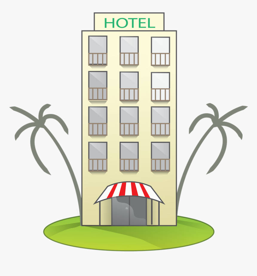 Best Hotel Clipart - Clip Art Hotel Cartoon, HD Png Download, Free Download