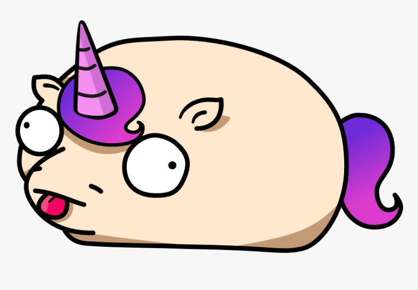 Transparent Potato Clipart - Unicorn Derp, HD Png Download, Free Download
