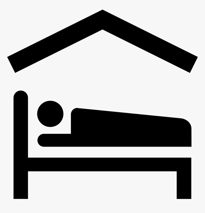 Transparent Bed Clipart Png - Accommodation Icon Png, Png Download - kindpng
