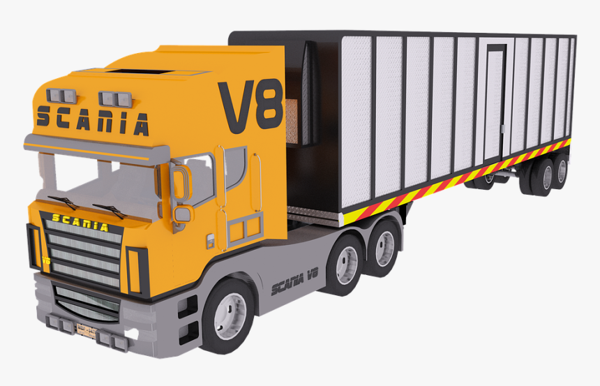 Truck, Lorry, Transport, Logistics, Cargo, Automobile - Trailer Truck, HD Png Download, Free Download