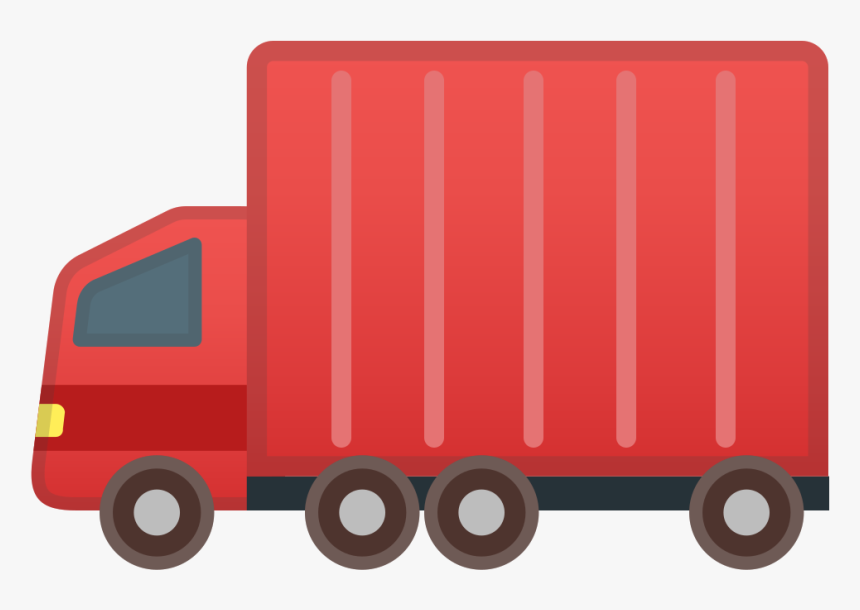 Articulated Lorry Icon - Icon Lorry Png Red, Transparent Png, Free Download