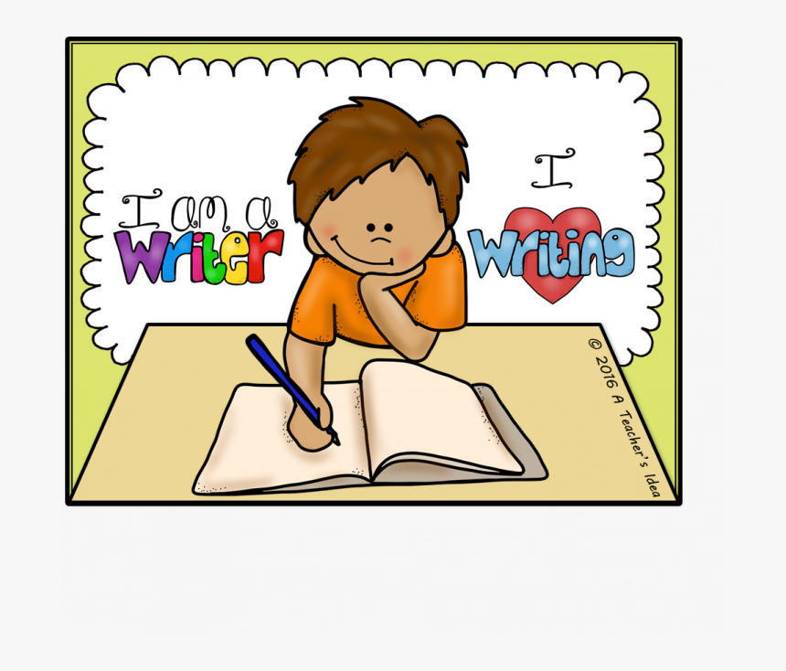 Kids Writing Clip Art, HD Png Download, Free Download