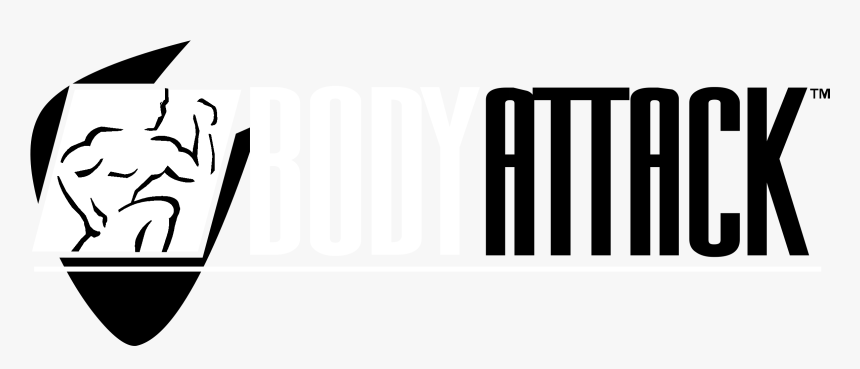 Body Attack Logo Black And White - Body Attack Logo Png, Transparent Png, Free Download