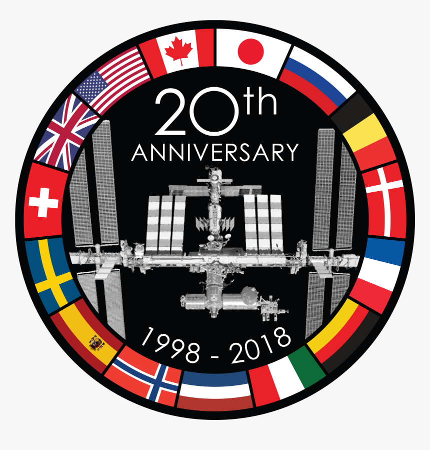 20th Anniversary Logo Of The Iss - International Space Station, HD Png Download, Free Download