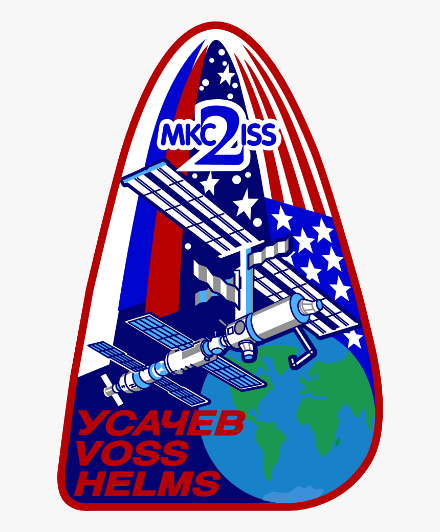 Iss Expedition 2 Mission Patch - Iss Expedition 2 Patch, HD Png Download, Free Download
