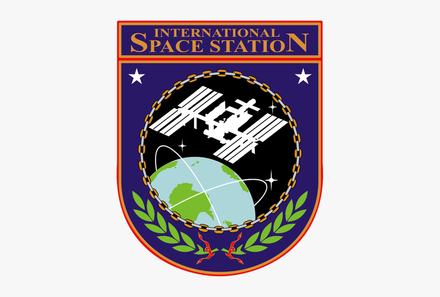 Vector Drawing Of Iss Insignia - International Space Station Logo Png, Transparent Png, Free Download