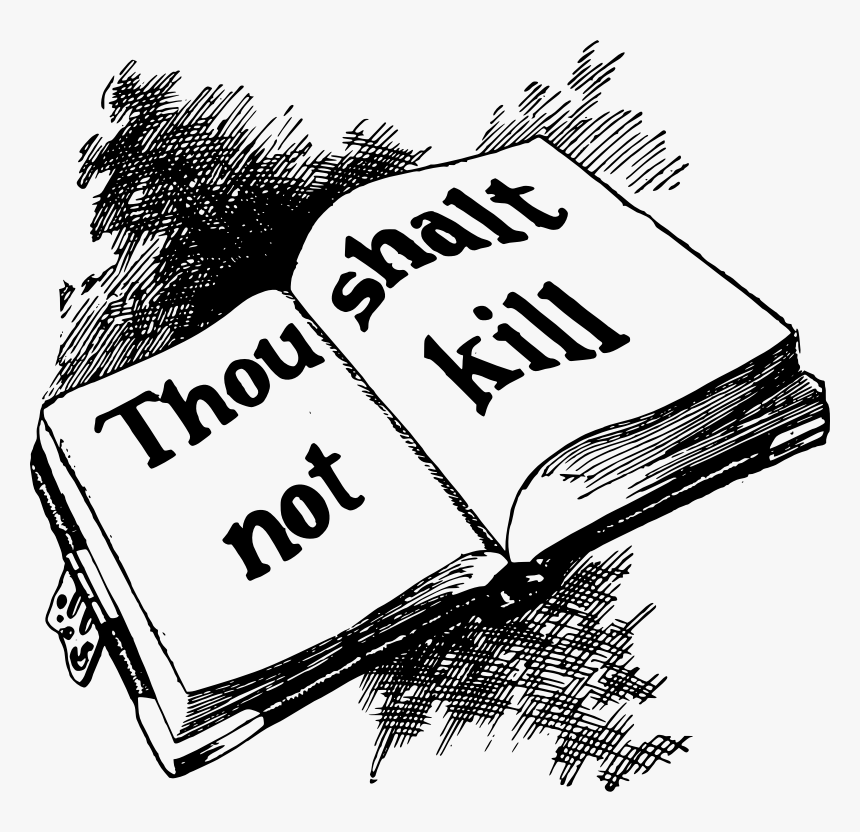 Thou Shalt Not Kill - Thou Shalt Not Kill Clipart, HD Png Download, Free Download