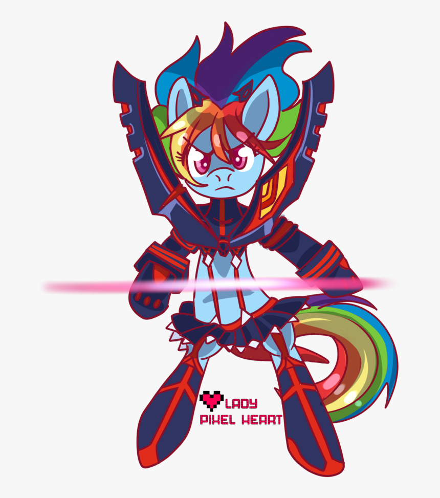 Ladypixelheart, Erica Mendez, Kill La Kill, Parody, - Kill La Kill Armor Mlp, HD Png Download, Free Download