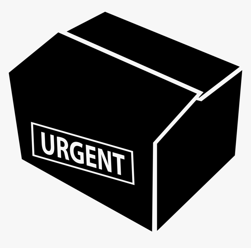 Packing Box With Urgent Delivery - Box, HD Png Download, Free Download