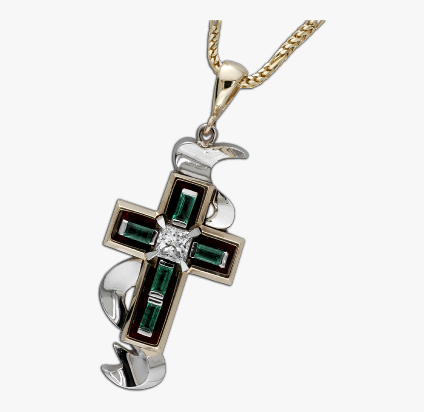 Faini Designs Jewelry Studio Cross Pendant - Locket, HD Png Download, Free Download