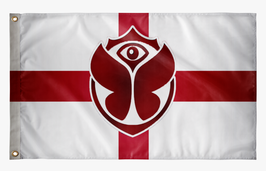 England Flag For Festival-tml - Tomorrowland Logo, HD Png Download, Free Download