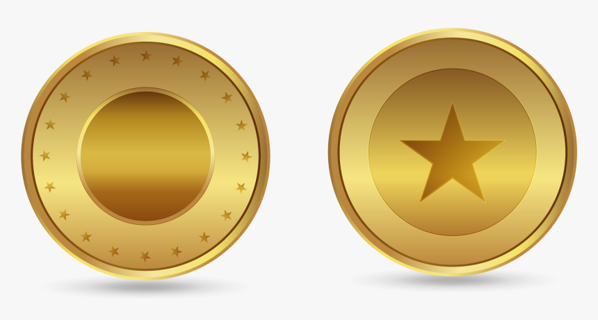 Png Gold Coin Vector, Transparent Png, Free Download