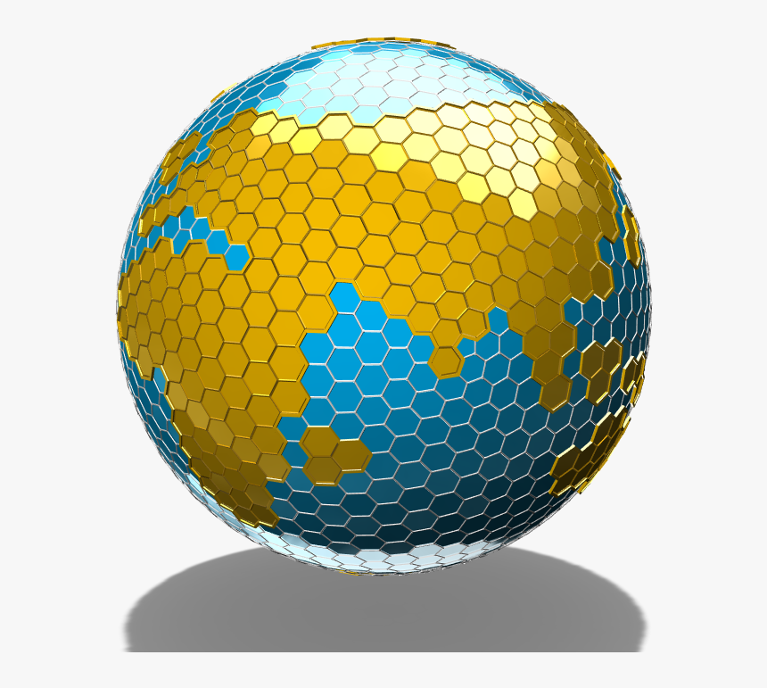 Hexagon Planet Earth - Earth, HD Png Download, Free Download
