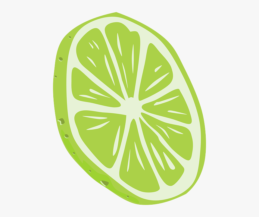 Green, Food, Slice, Fruit, Cartoon, Lemon, Lime, Tomato - Lime Clipart Gif, HD Png Download, Free Download
