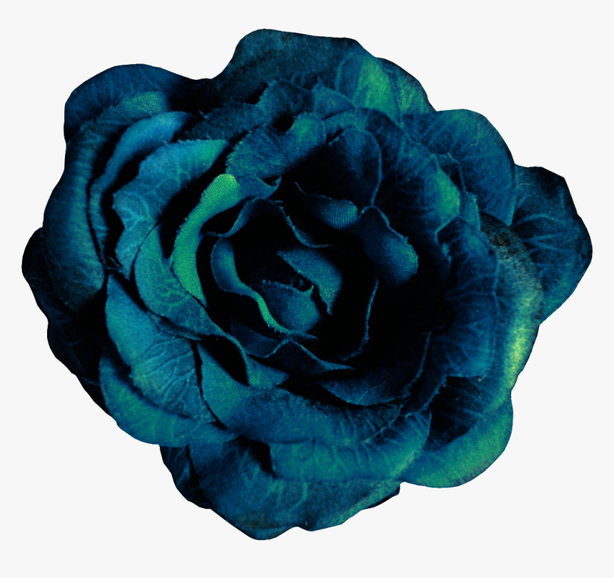 Hand Painted Noble Dark Blue Flowers Png Transparent - Garden Roses, Png Download, Free Download