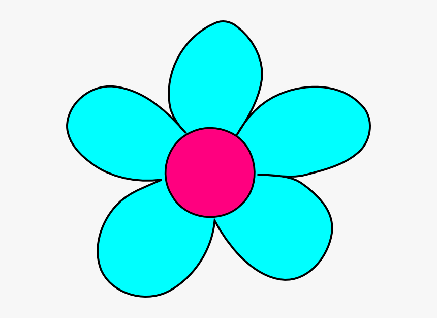 Blue Flower Svg Clip Arts - Light Purple Flowers Clip Art, HD Png Download, Free Download